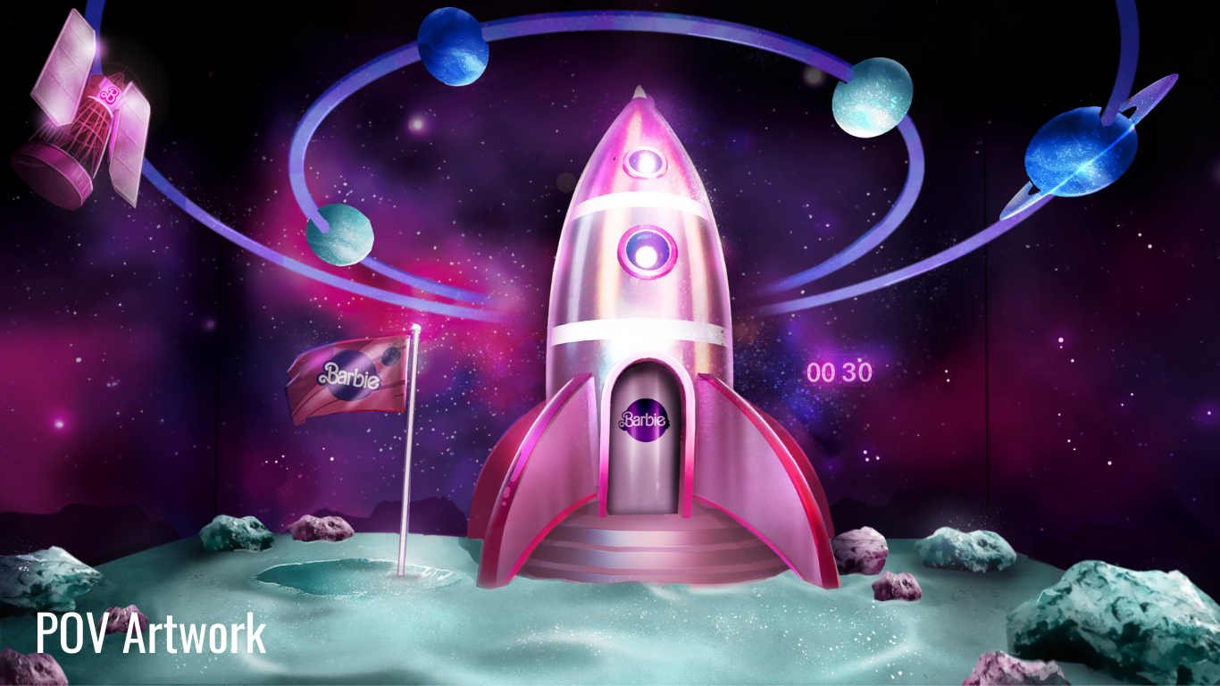 Barbie Rocket artwork