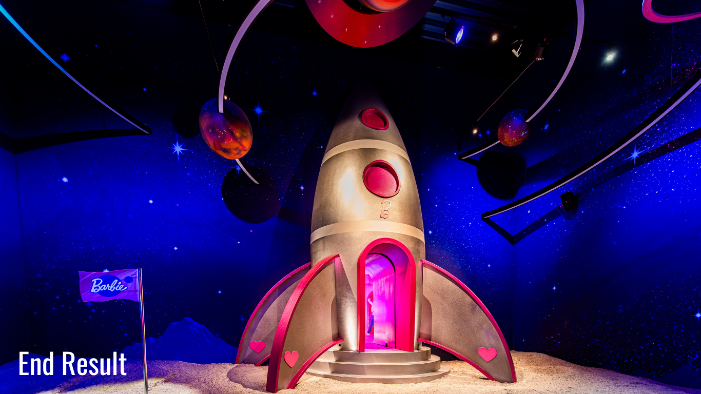 Barbie Rocket end result