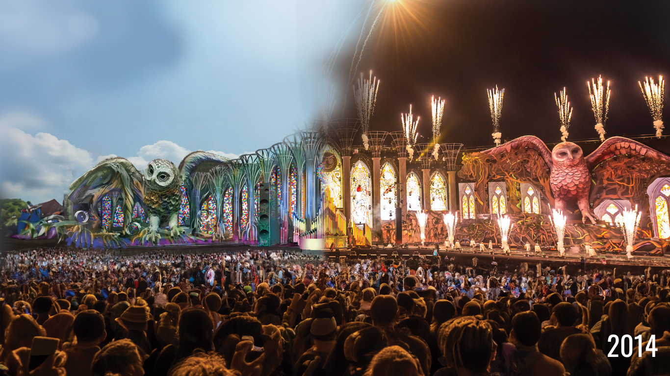 EDC Stage Design 2014 reality
