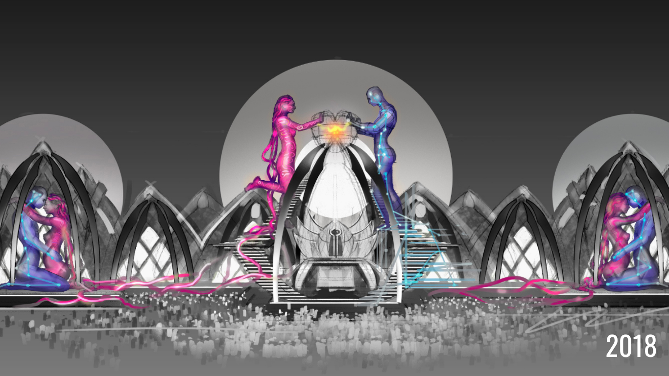 EDC Stage Design 2018 sketch