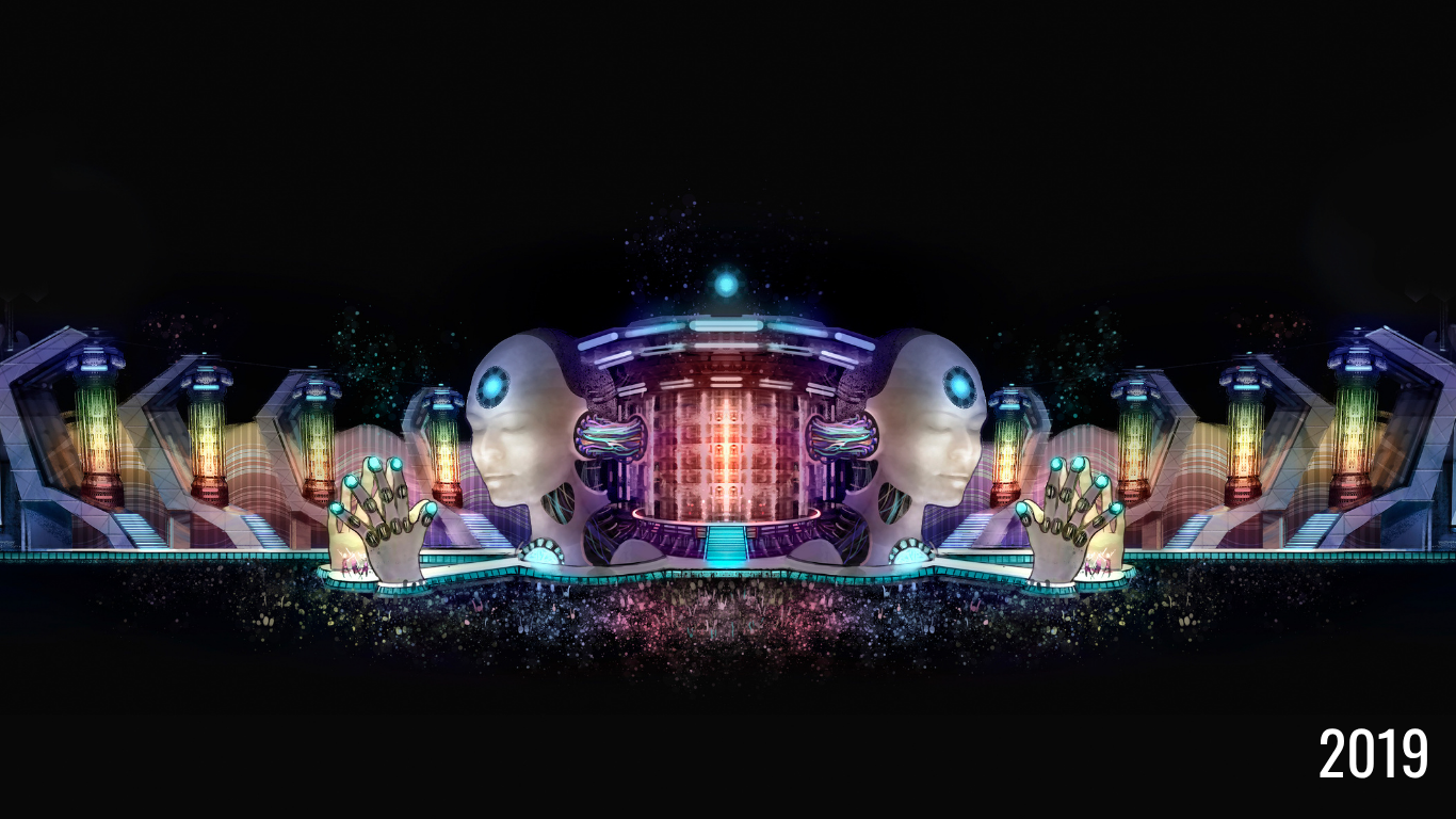 EDC Stage Design 2019 sketch