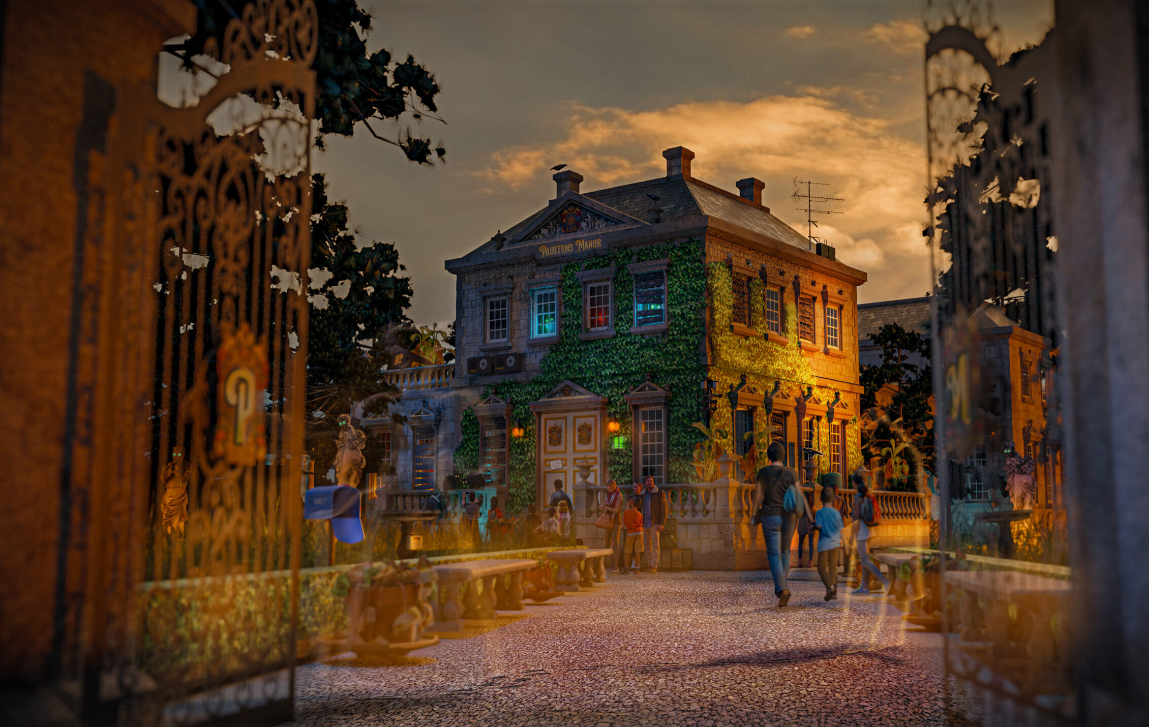 Ghostly Manor exterior