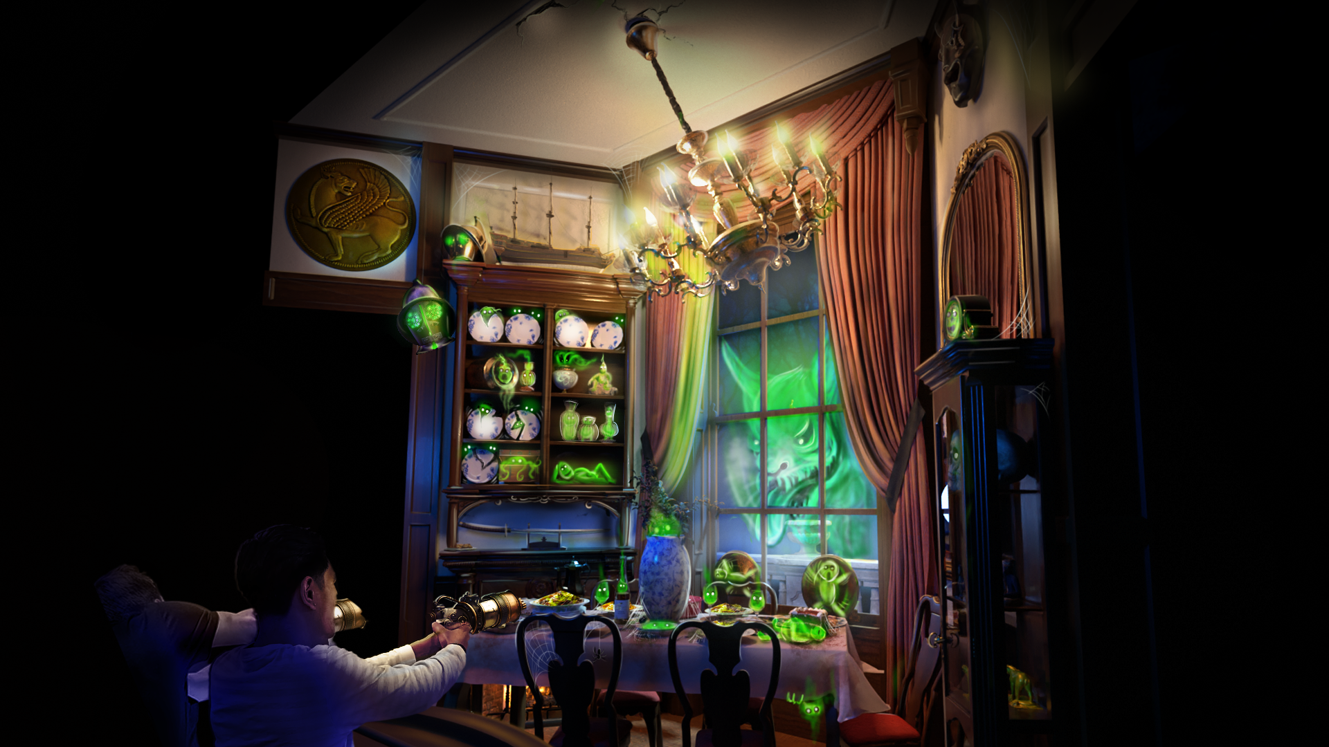 Ghostly Manor Grand Dining
