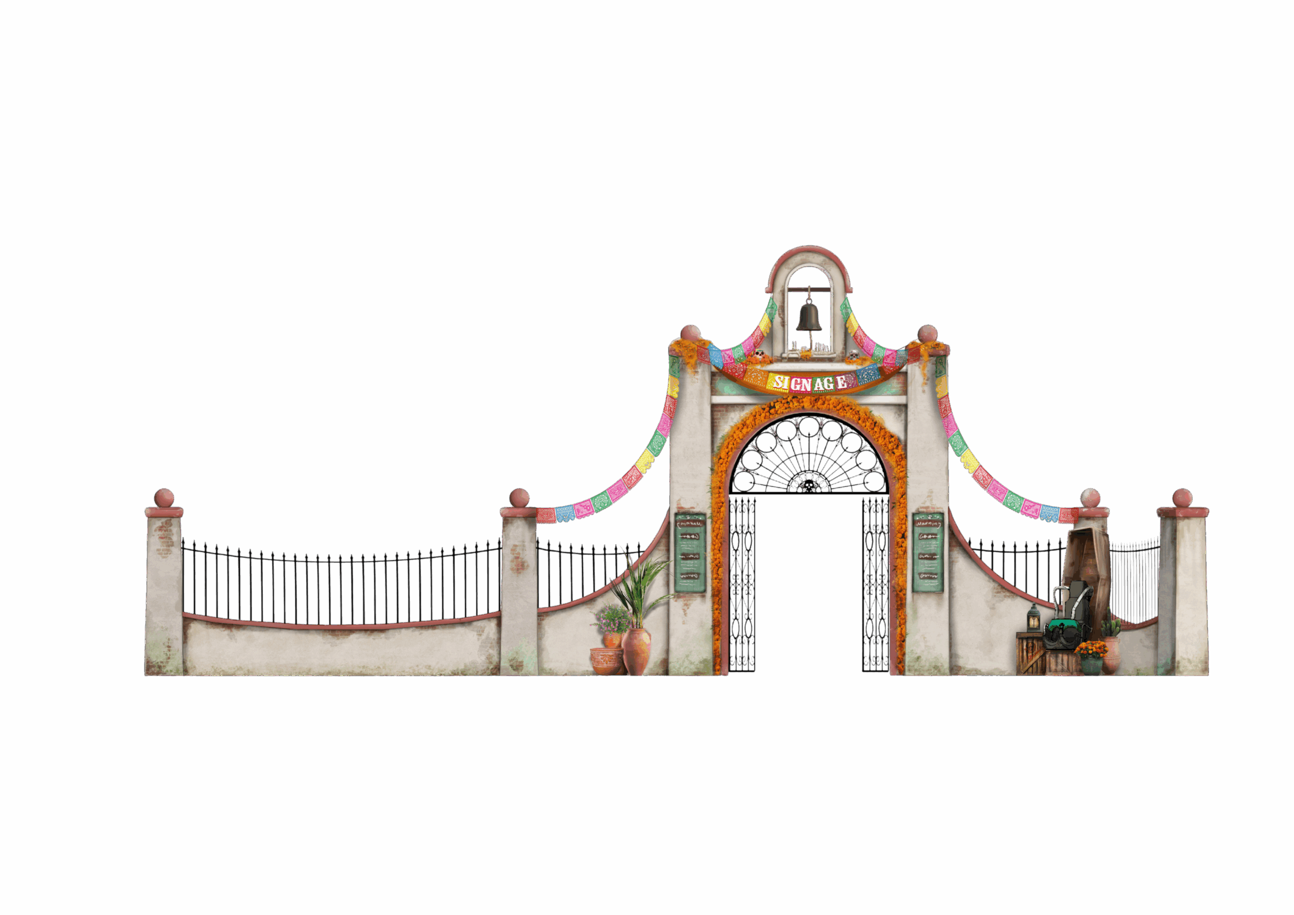 Moviepark Germany studio tour gate