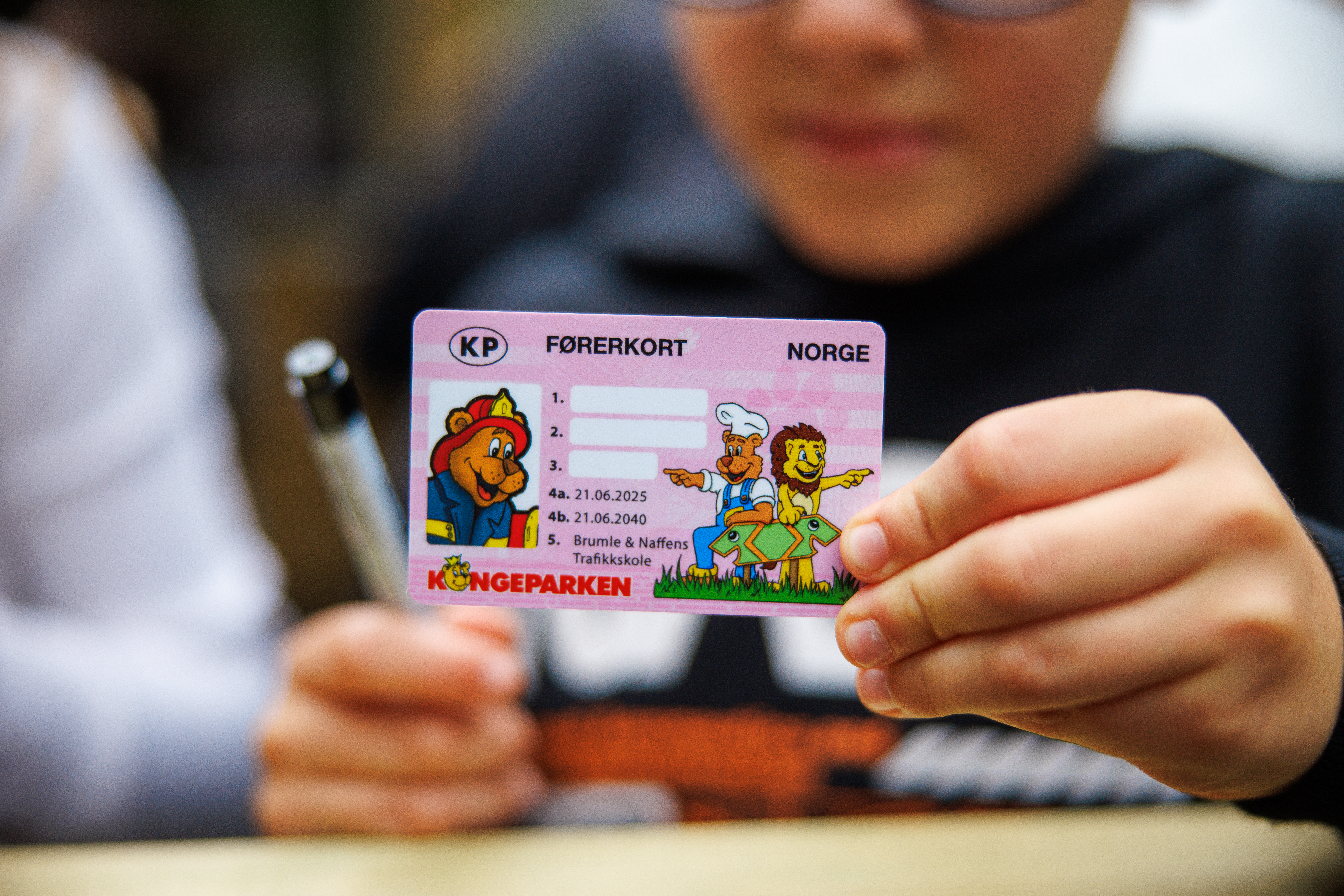 Kongeparken Traffic School drivers license
