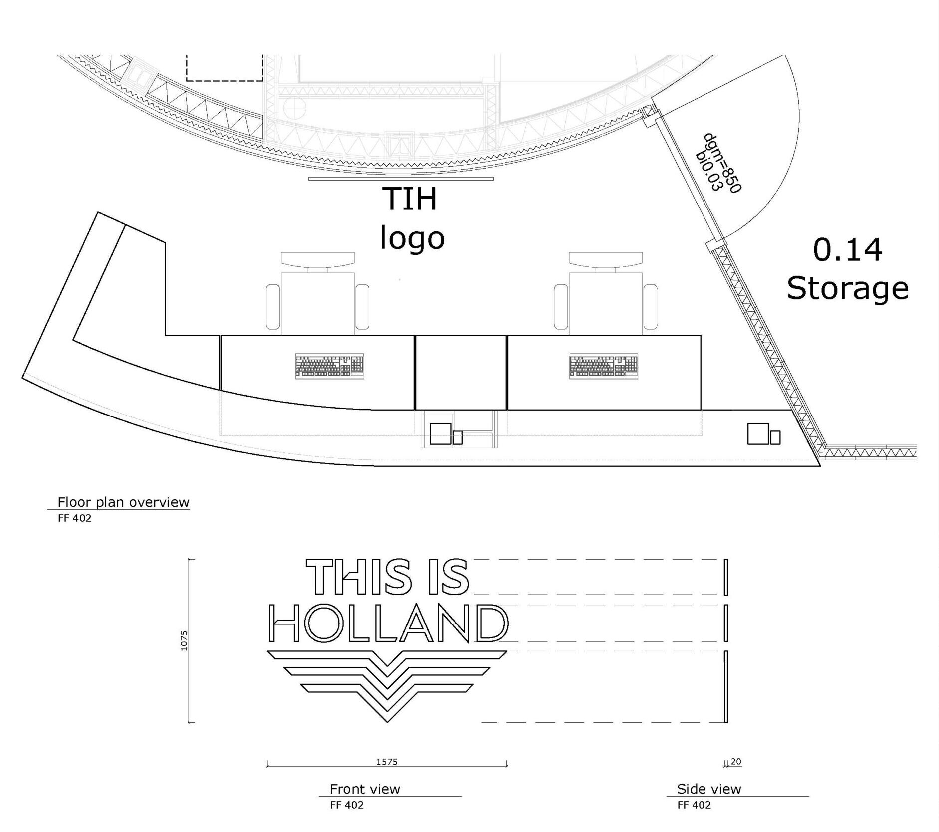 This is Holland - ticket desk logo