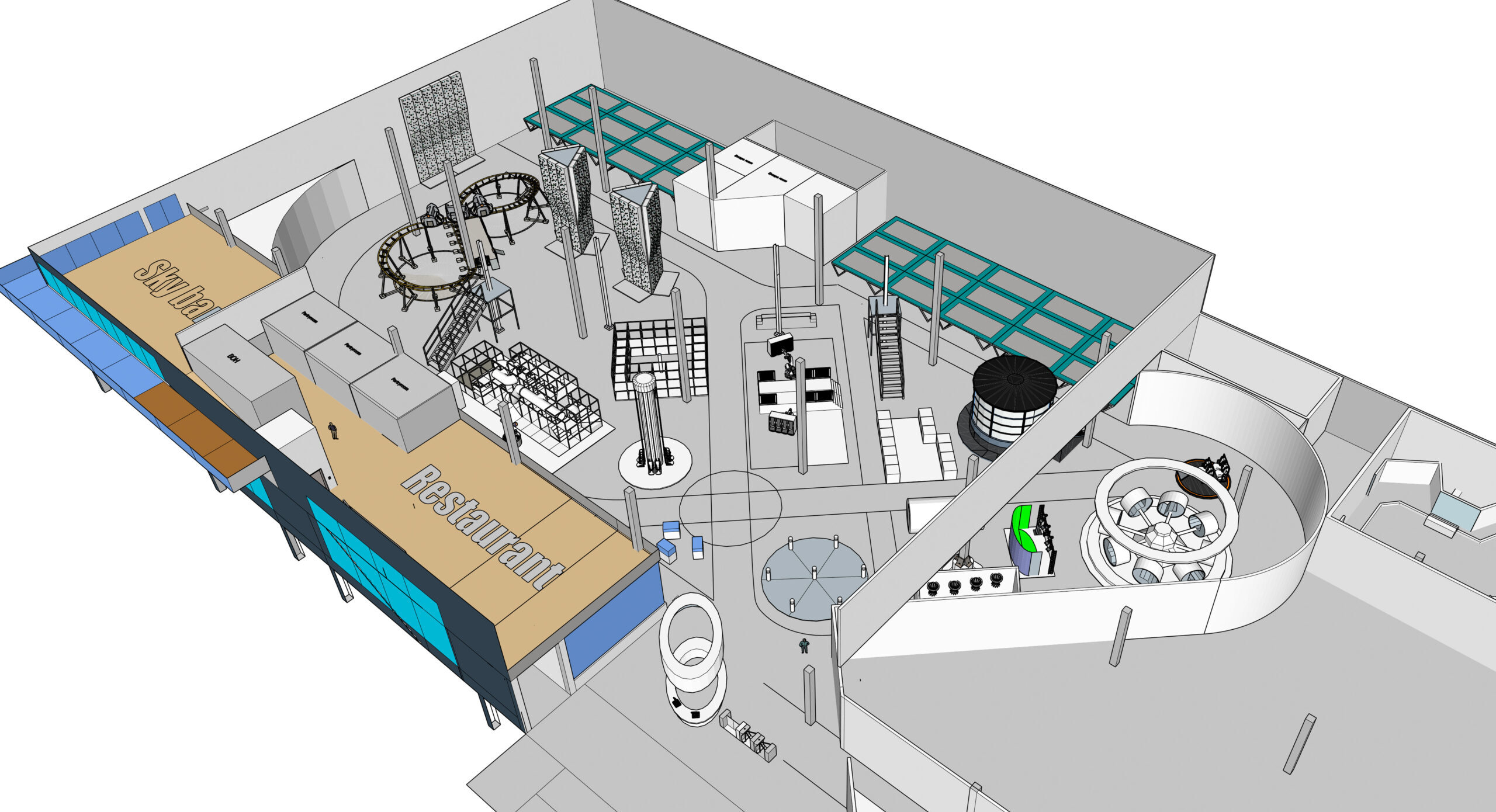 Universe Science Park scene model