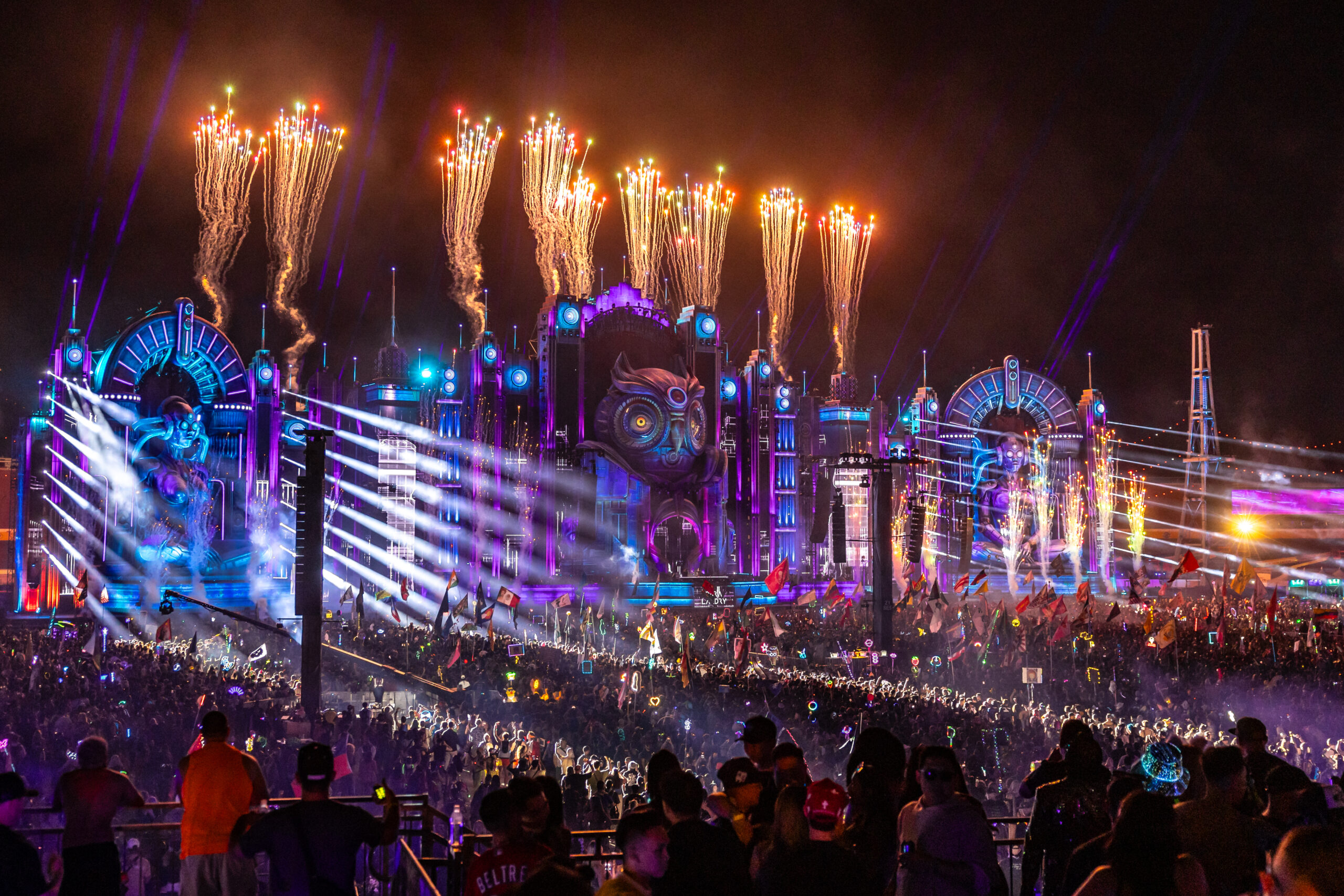Festival stage design EDC Las Vegas by Leisure Expert Group