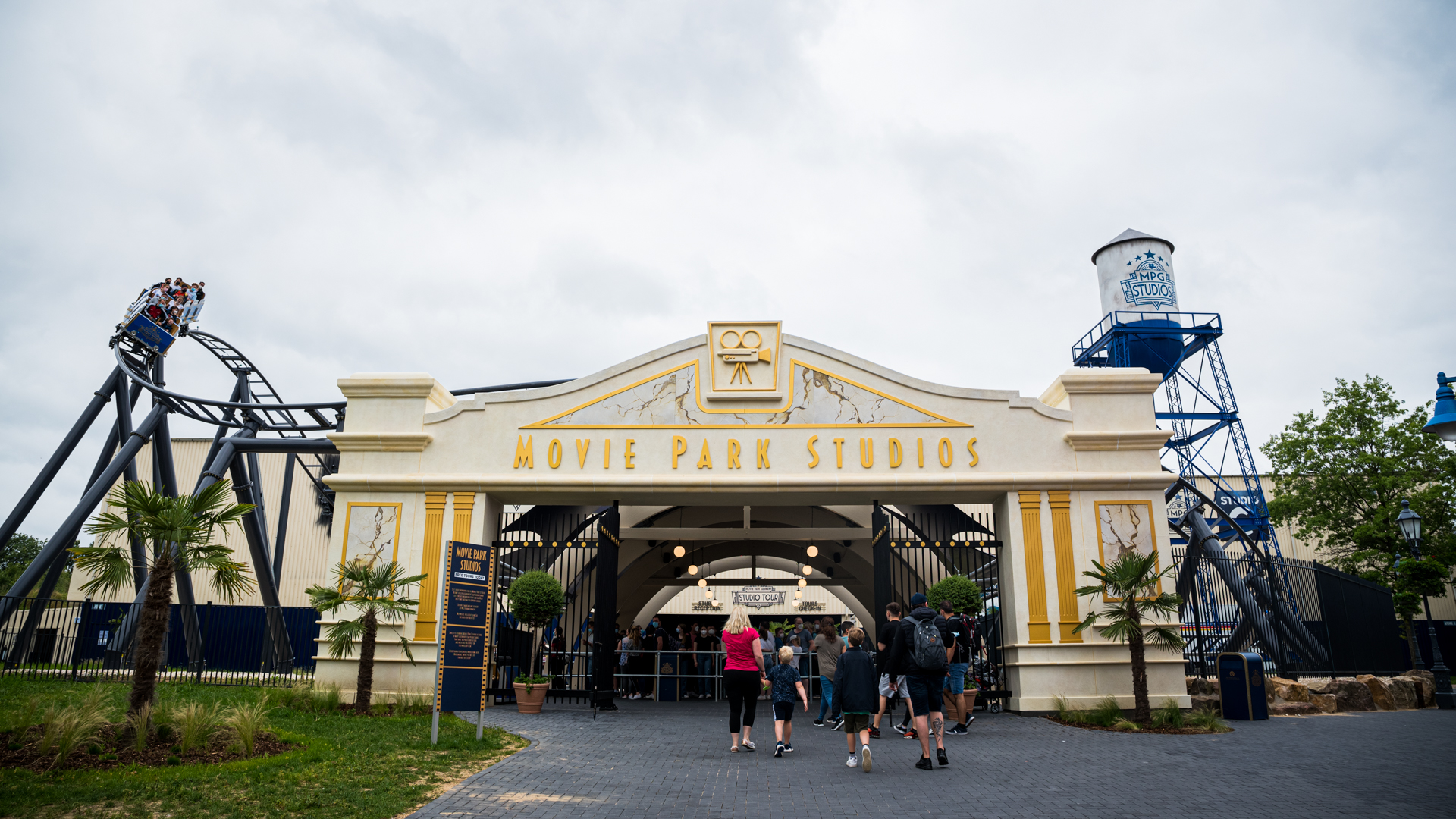 Movie Park Studio Tour entrance