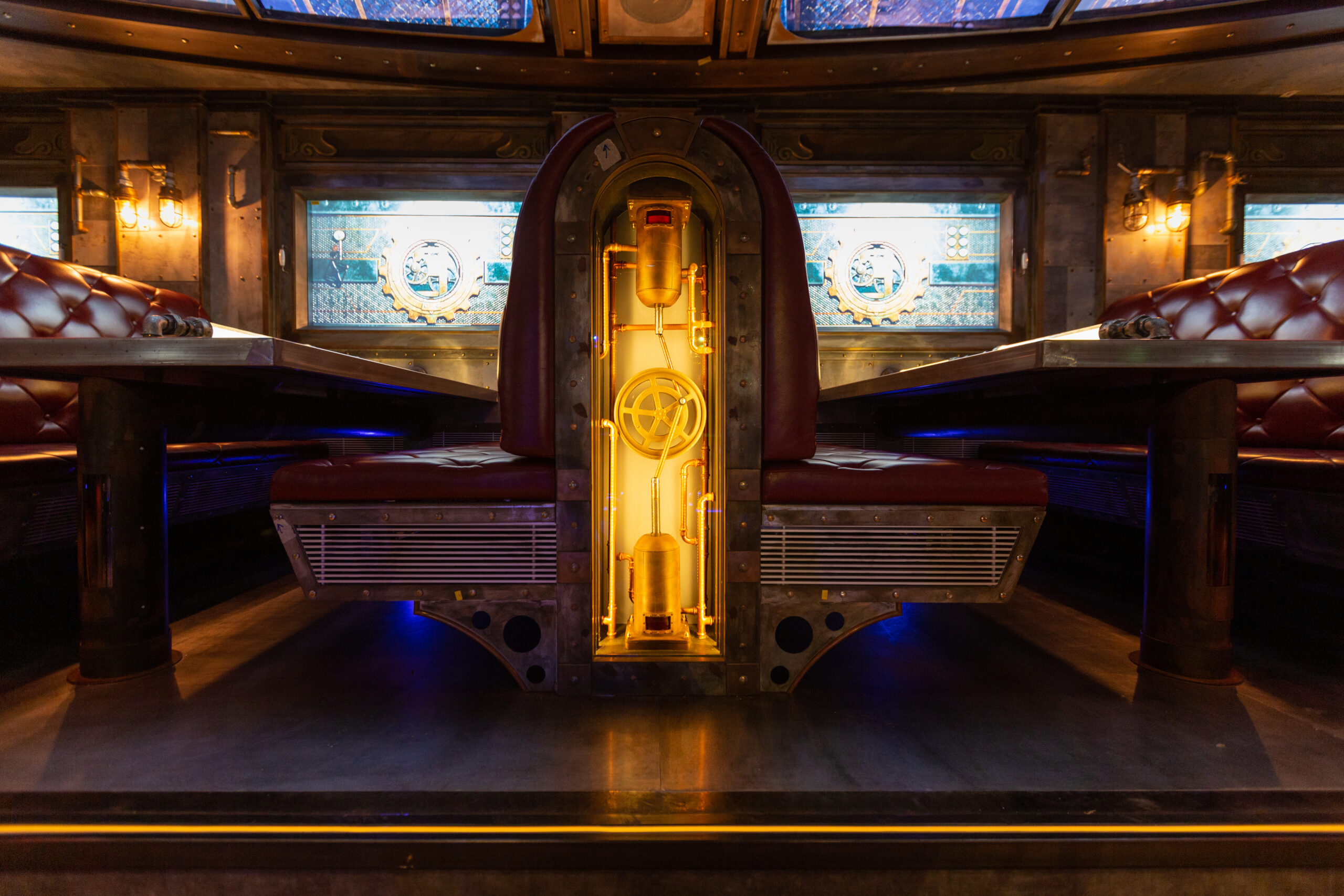Time Machine Restaurant booth details