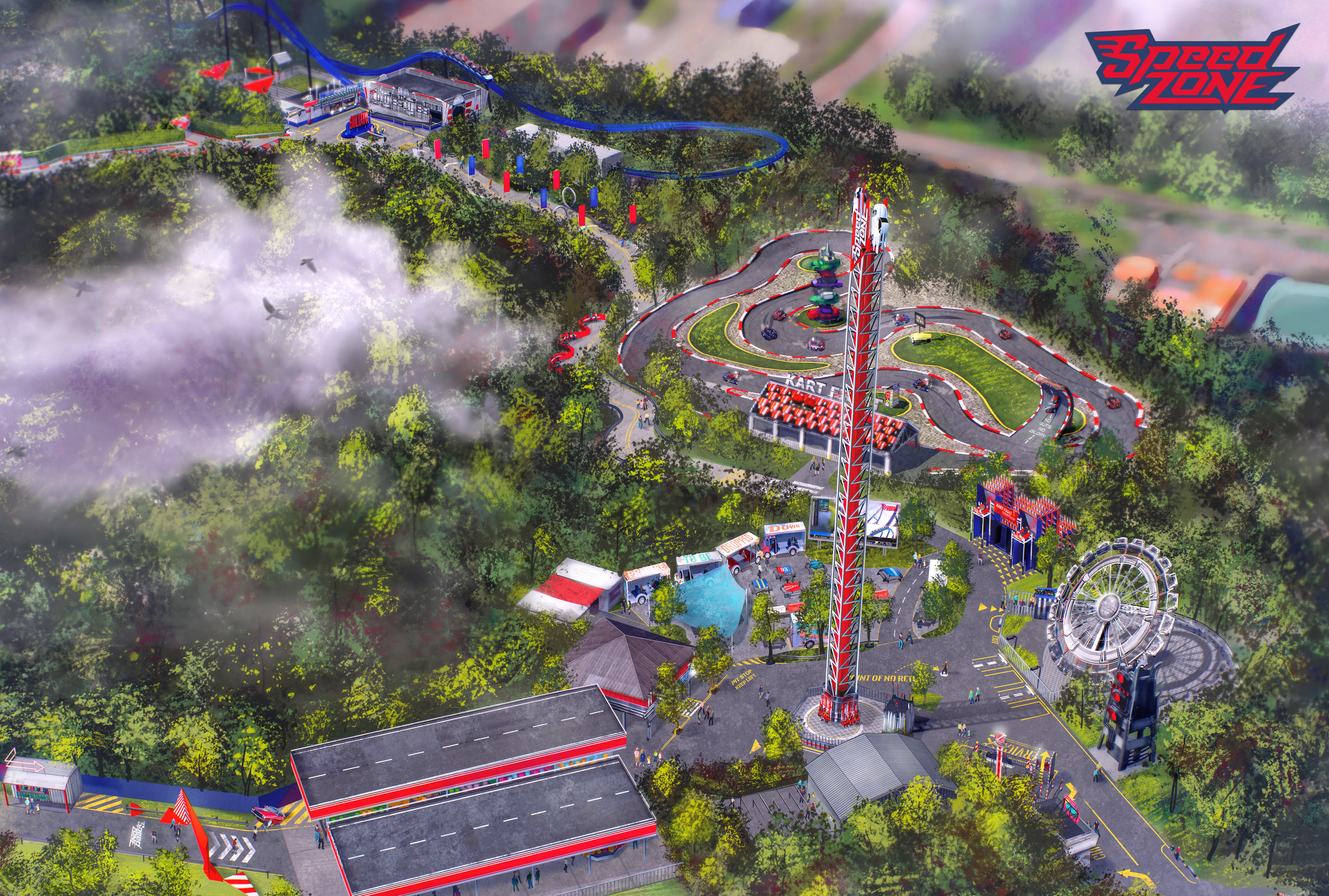 Walibi Holland Speedzone POV