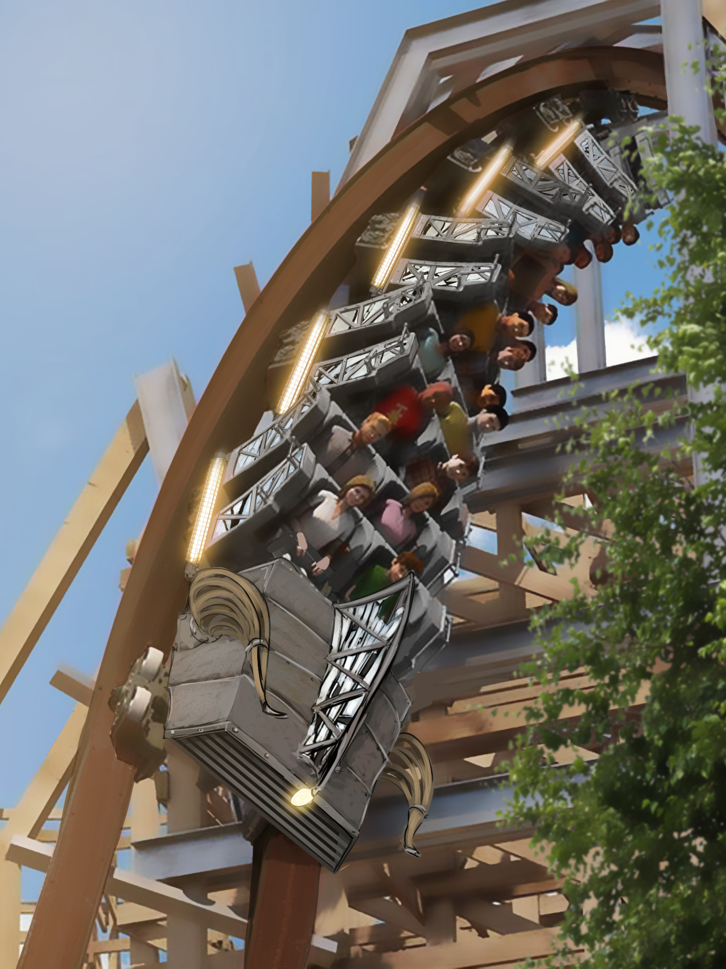Walibi Holland timbertrip